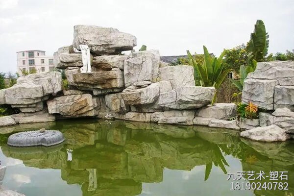 塑石假山水景景觀，參考價格：380元/平方米